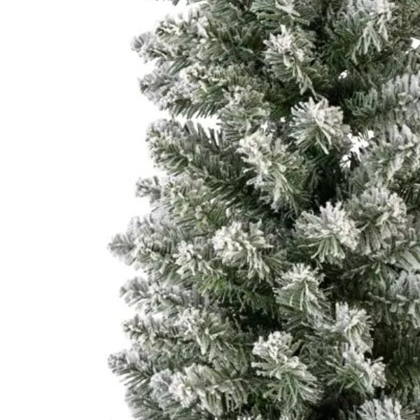 Albero di Natale Pencil Innevato Slim 240 cm