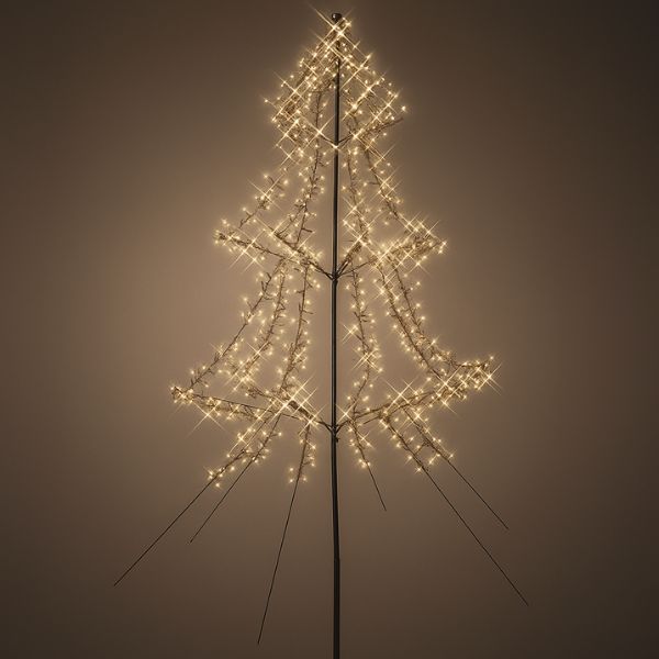 Albero di Natale Luminoso 1200 LED H 2 mt - 493451