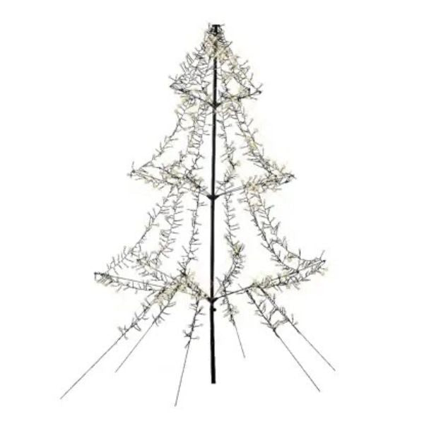 Albero di Natale Luminoso 1200 LED H 2 mt - 493451
