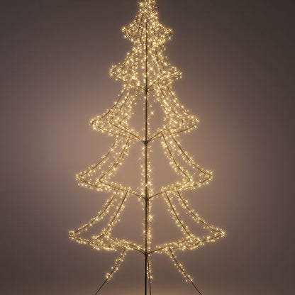 Albero di Natale Luminoso 1800 LED H 3 mt - 493452