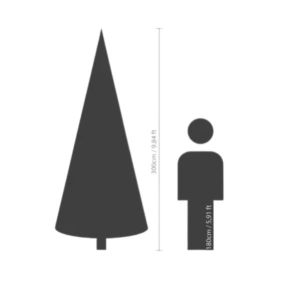 Albero di Natale Mississippi Imperial Verde 300 cm