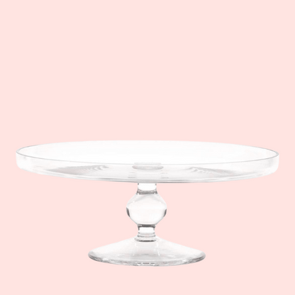 Alzata per dolci e torte in vetro Trasparente D 26 cm