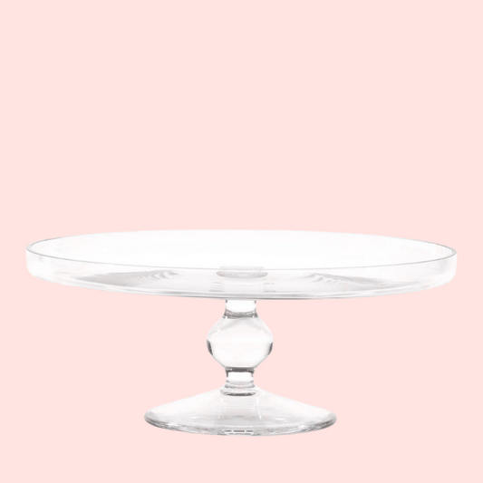Alzata per dolci e torte in vetro Trasparente D 26 cm