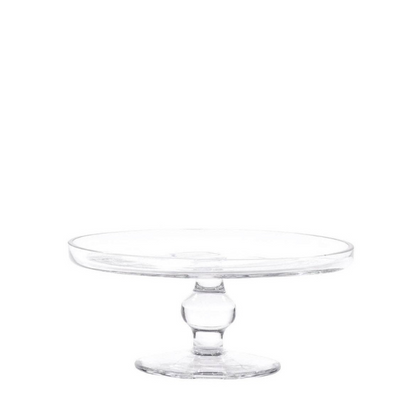 Alzata per dolci e torte in vetro Trasparente D 26 cm