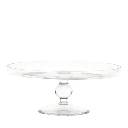 Alzata per dolci e torte in vetro Trasparente D 26 cm