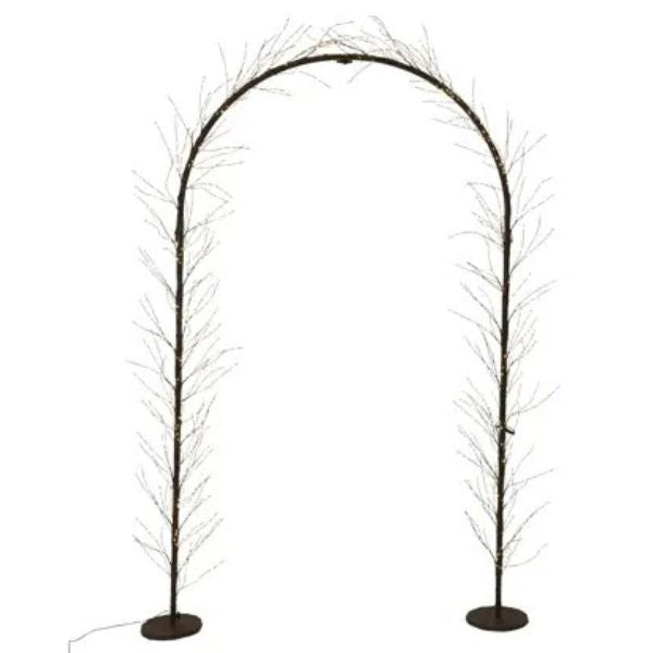 Arco Luminoso di Natale 1440 MicroLED Bianco Caldo – 1,30 x 2,30 mt - 490582