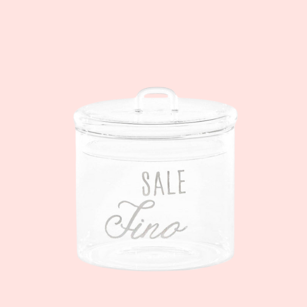 Barattolo in vetro - Sale Fino ⌀ 12 cm