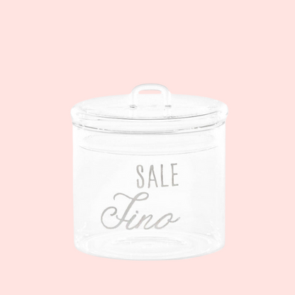 Barattolo in vetro - Sale Fino ⌀ 12 cm