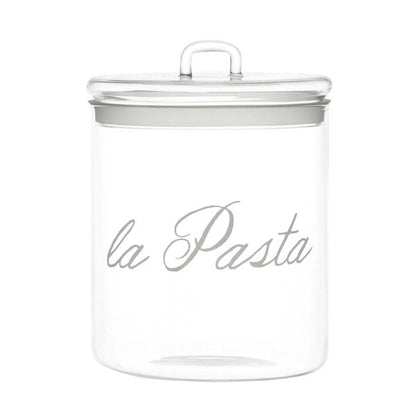 Barattolo in vetro - Scritta: La Pasta Ø15cm