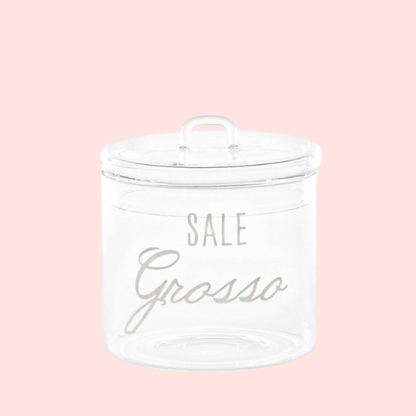 Barattolo in vetro -  Sale Grosso ⌀ 12 cm