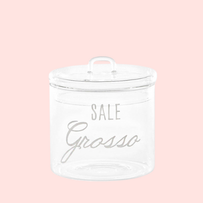 Barattolo in vetro -  Sale Grosso ⌀ 12 cm