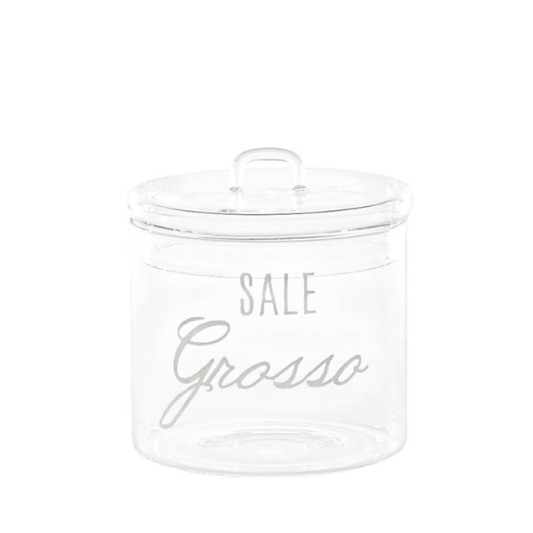 Barattolo in vetro -  Sale Grosso ⌀ 12 cm