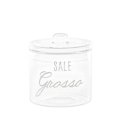 Barattolo in vetro -  Sale Grosso ⌀ 12 cm