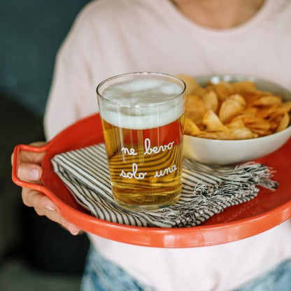 Bicchiere - Scritta: Ne bevo solo una 50 cl