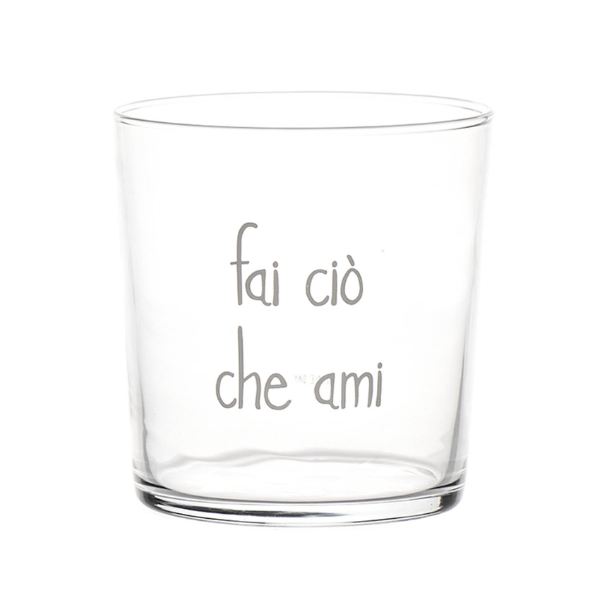 Bicchiere - Fai ciò che ami 35 cl