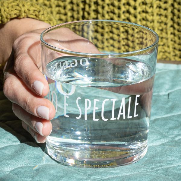 Bicchiere acqua 35 cl - Scritta: Giorno Speciale