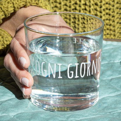 Bicchiere acqua 35 cl - Scritta: Giorno Speciale
