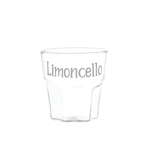 Set 4 bicchierini liquore - Scritta: Limoncello