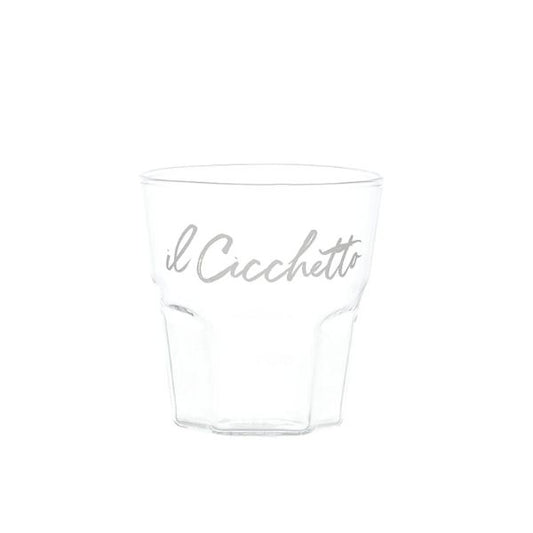 Set 4 bicchierini liquore - Scritta: Il Cicchetto
