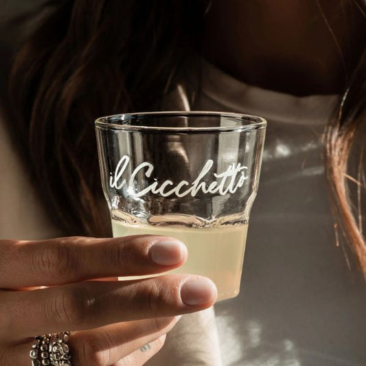 Set 4 bicchierini liquore - Scritta: Il Cicchetto