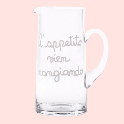 Brocca vetro - L'appetito vie mangiando  1.2 l