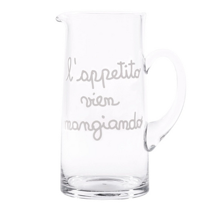 Brocca vetro - L'appetito vie mangiando  1.2 l