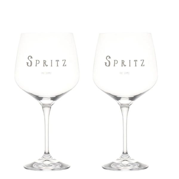 Set 2 calici cocktail - Scritta: Spritz 82cl