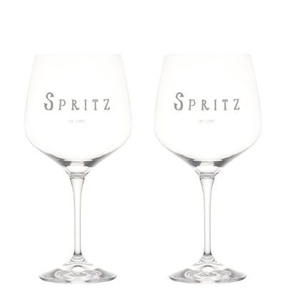 Set 2 calici cocktail - Scritta: Spritz 82cl