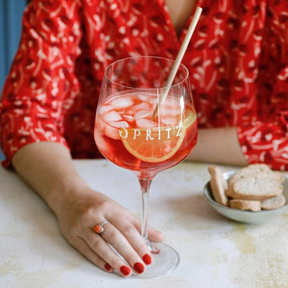 Set 2 calici cocktail - Scritta: Spritz 82cl