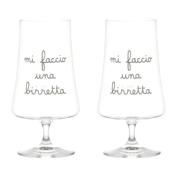 Set 2 Calici - Mi faccio una birretta