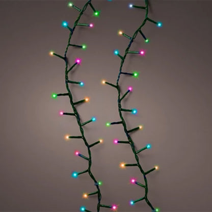 Catena Luminosa 1500 LED Multicolor - 34 mt- 8 Giochi di Luce e Timer 495473