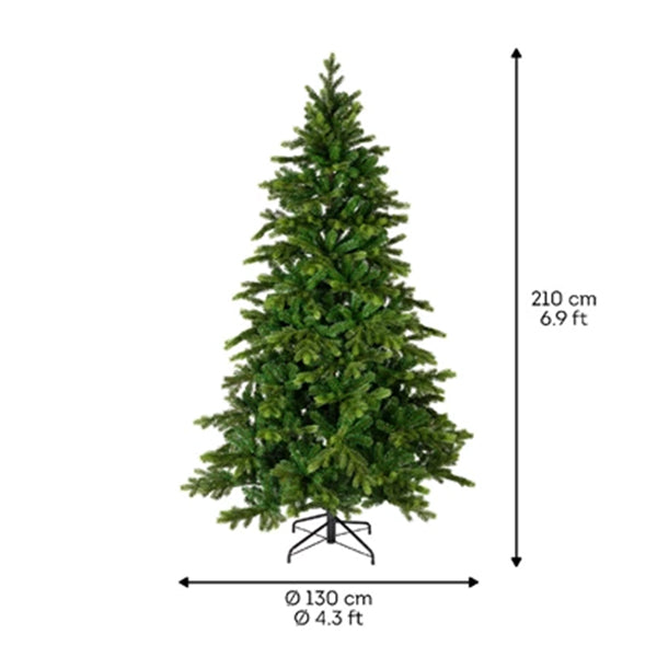 Abete di Natale California Verde 210 cm 684402