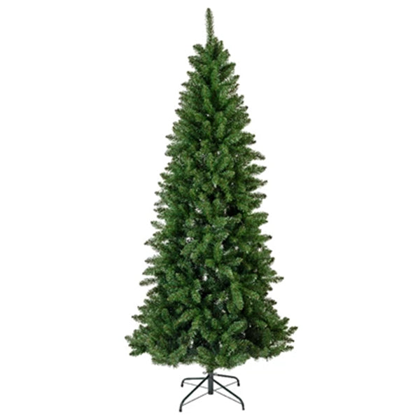 Abete di Natale Georgia Slim Verde 150 cm - 9689570