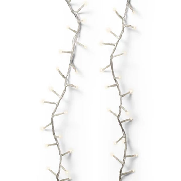 Catena Luminosa 750 LED Bianco Caldo filo bianco - 16 Metri Compact 8 Giochi di Luce e Timer-495387