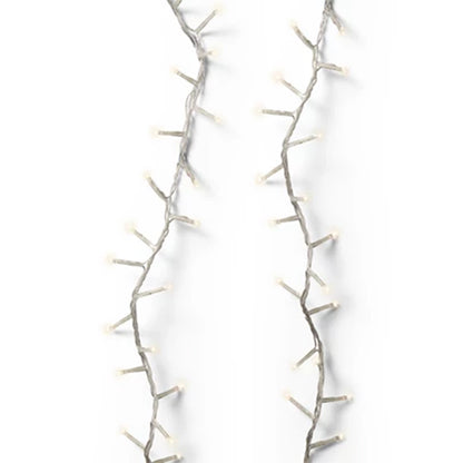 Catena Luminosa 750 LED Bianco Caldo filo bianco - 16 Metri Compact 8 Giochi di Luce e Timer-495387