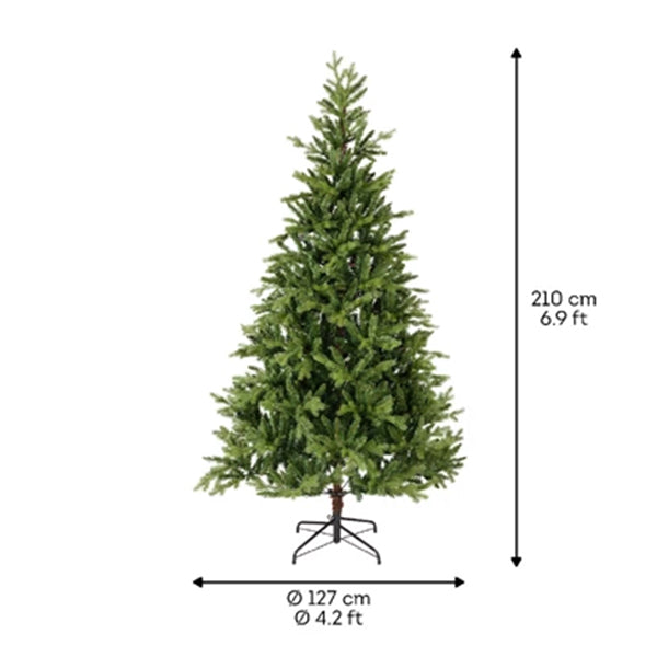 Abete di Natale Virginia Verde 210 cm 689832