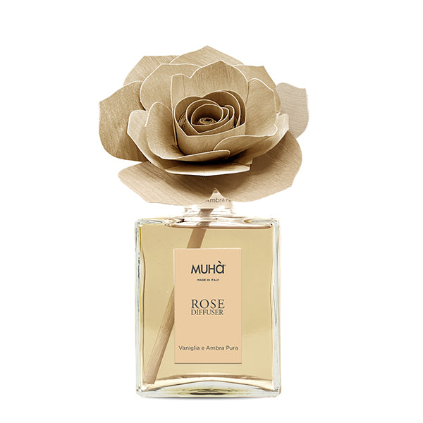 Diffusore Rosa Vaniglia e Ambra Pura