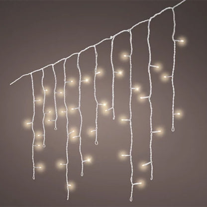 Tenda Luminosa 259 LED Bianco Caldo 11 mt- 8 Giochi di Luce e Timer- 494828