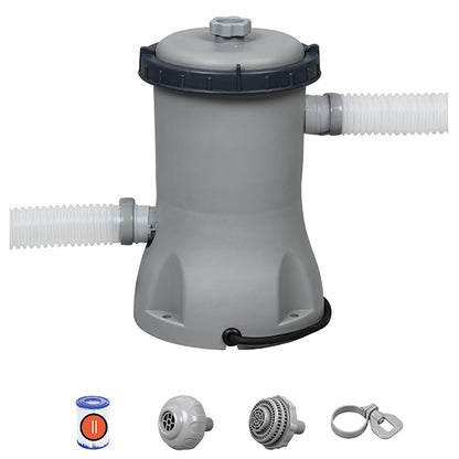 Pompa Filtro per Piscina 2.006 L/H con Cartuccia II- Bestway Flowclear- 58383