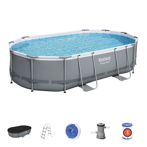 Piscina Ovale  488x305x107 cm- 56448 Bestway