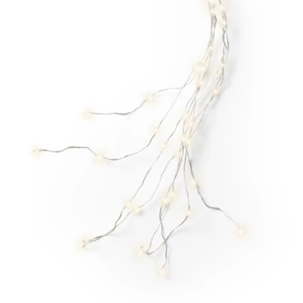 Catena a Grappolo 408 Micro Led Bianco Caldo 1,8 mt- 496140