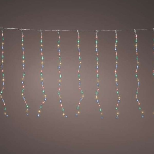 Tenda Luci di Natale 420 LED Multicolore 4 X 1 mt - 494799