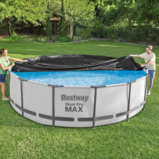 Copertura Piscina rotonda fast set e steel pro max - 58038