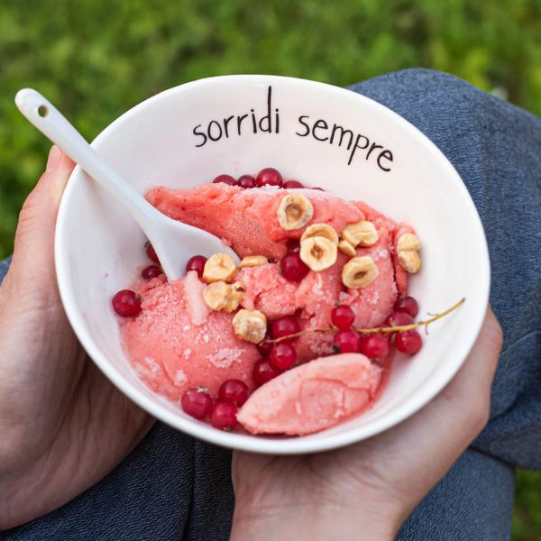 Set 2 coppette - Scritta: Sorridi sempre