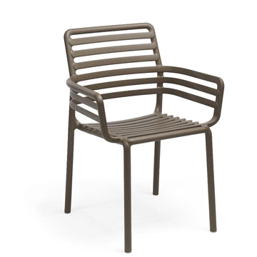 Set 4 Sedia Doga Armchair Nardi Tabacco