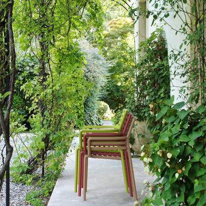 Set 4 Sedia Doga Armchair Nardi Tabacco