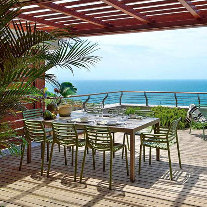 Set 4 Sedia Doga Armchair Nardi Tabacco