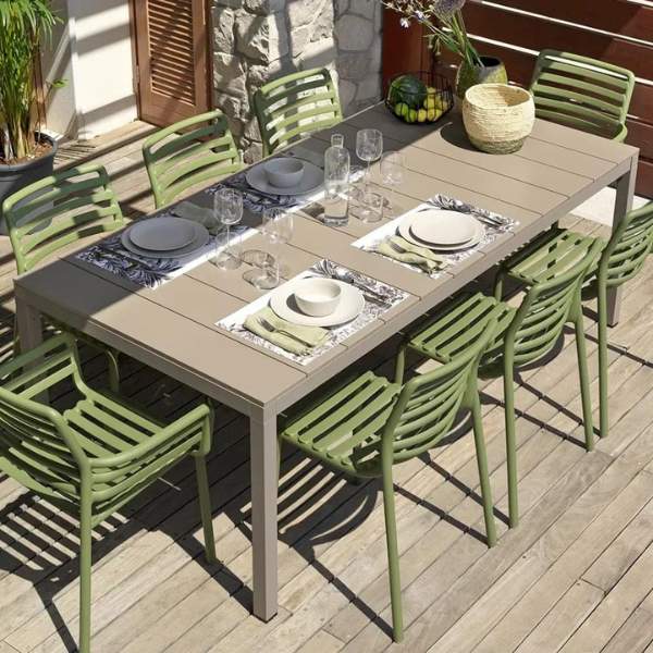 Set 4 Sedia Doga Armchair Nardi Tabacco