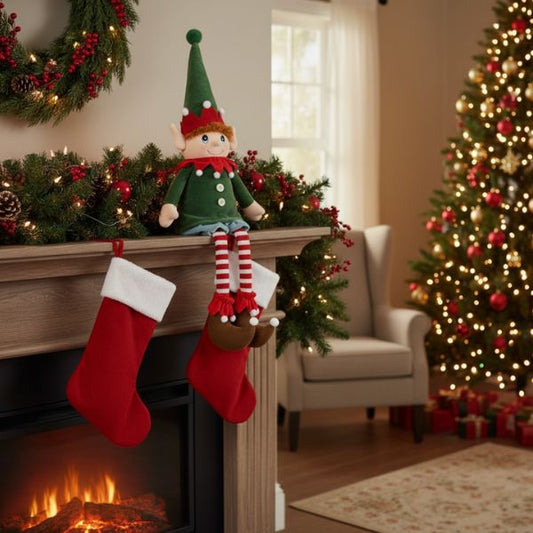 Elfo di Natale  - H  60 cm - 537753