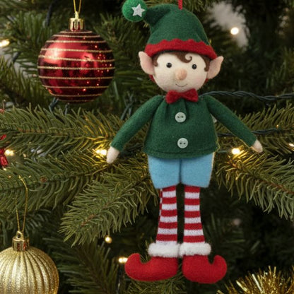 Elfo di Natale Piccoli - H 17 cm